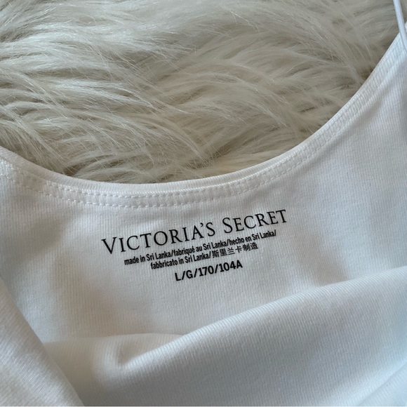 Victoria’s Secret Cotton Tank Top - NWT - Size Large - White - Picture 6 of 9